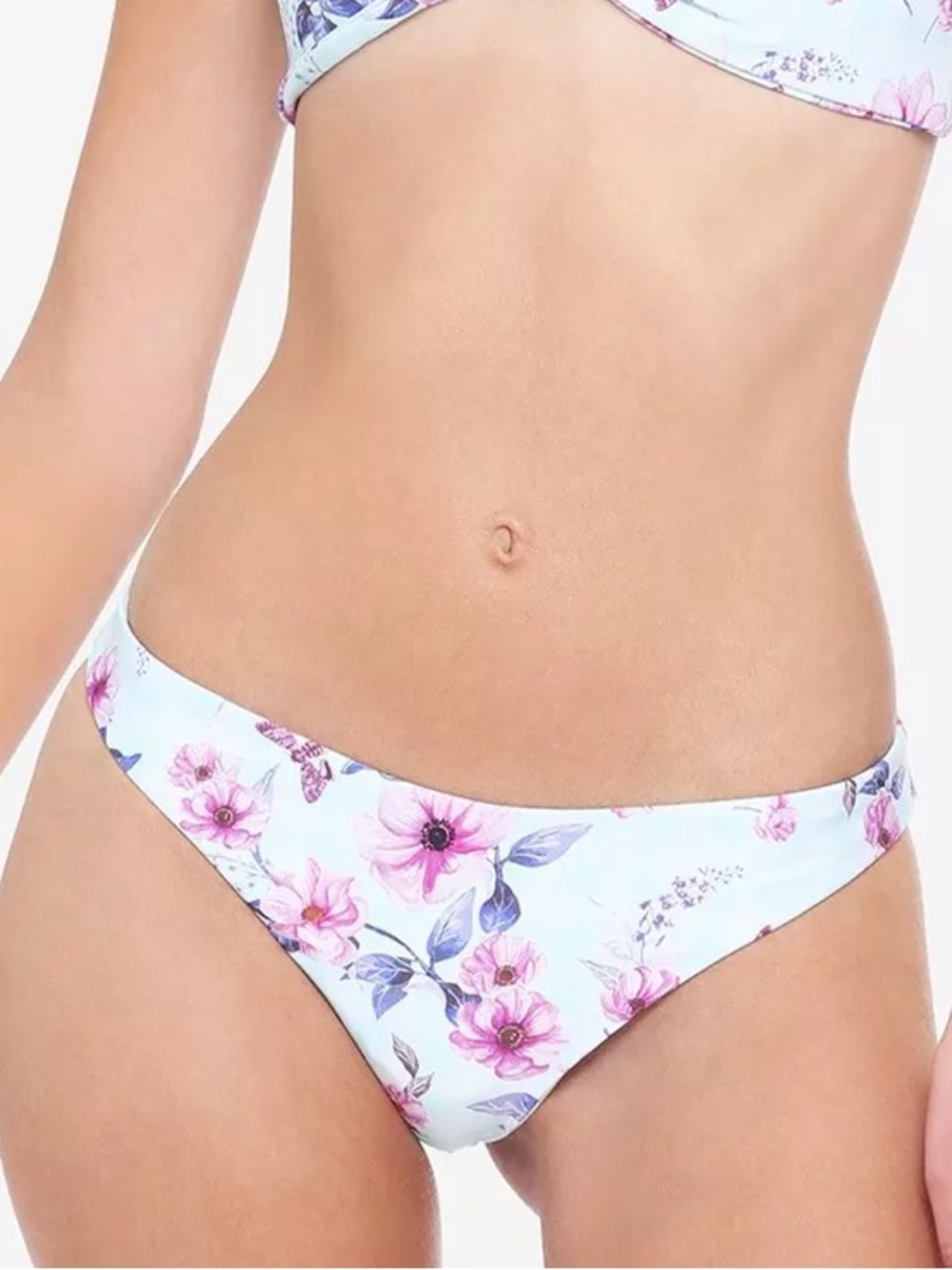 Hot Topic Soft Floral High Waist Swim Bottoms Size XL